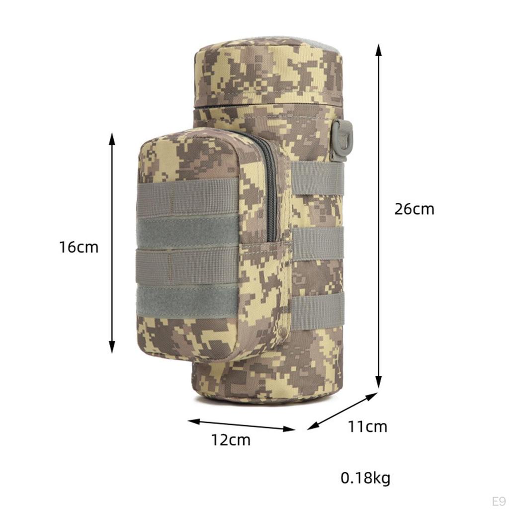Bottle Pouch,10L Pouch Kettle Bag Drawstring Shoulder Holder for Outdoor Camping