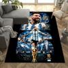 Lionel Messi World Cup Champion Floor Mat Suitable For Living Rooms Foyer Playrooms Dormitory Antislip Rug Decorate Offices