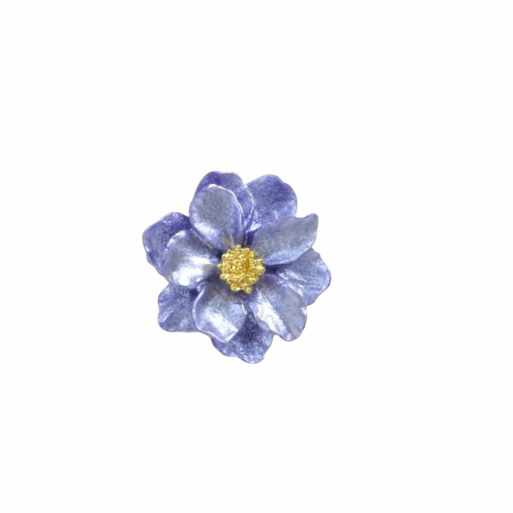 Flower Shape Button Covers Clothing Decoration Flower Button Covers Pearl Sleeve Button Clip Cloth