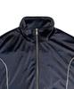 Losttownsupply Raw Velvet Zip-Up Jacket Navy