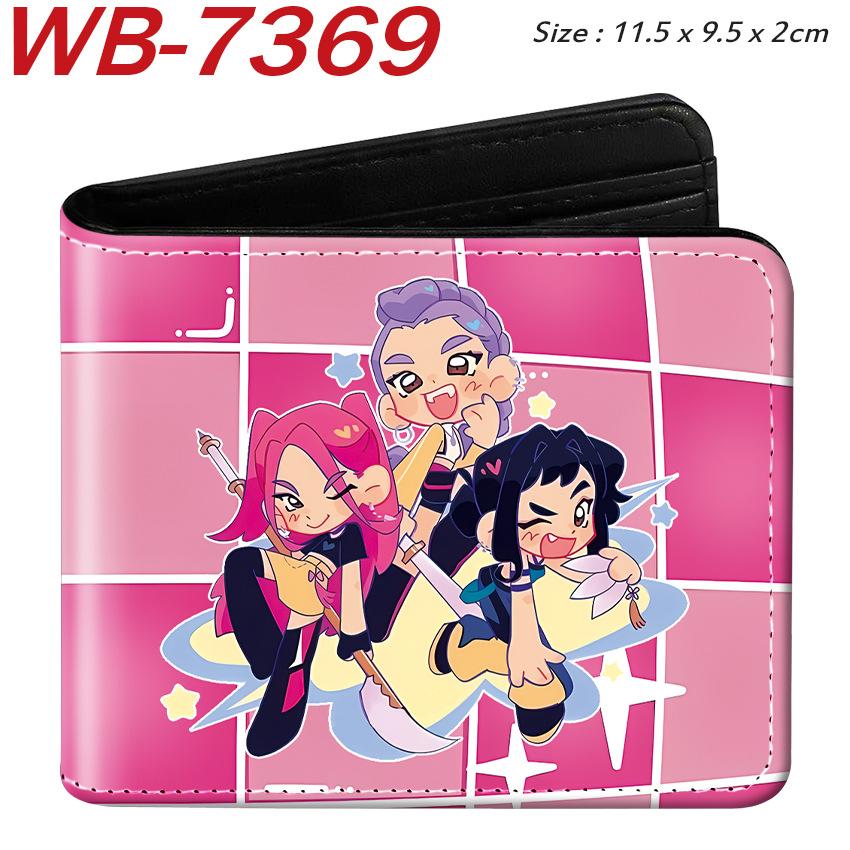 K-Pop Demon Hunters Pu Leather Two-fold Short Wallet and Practical