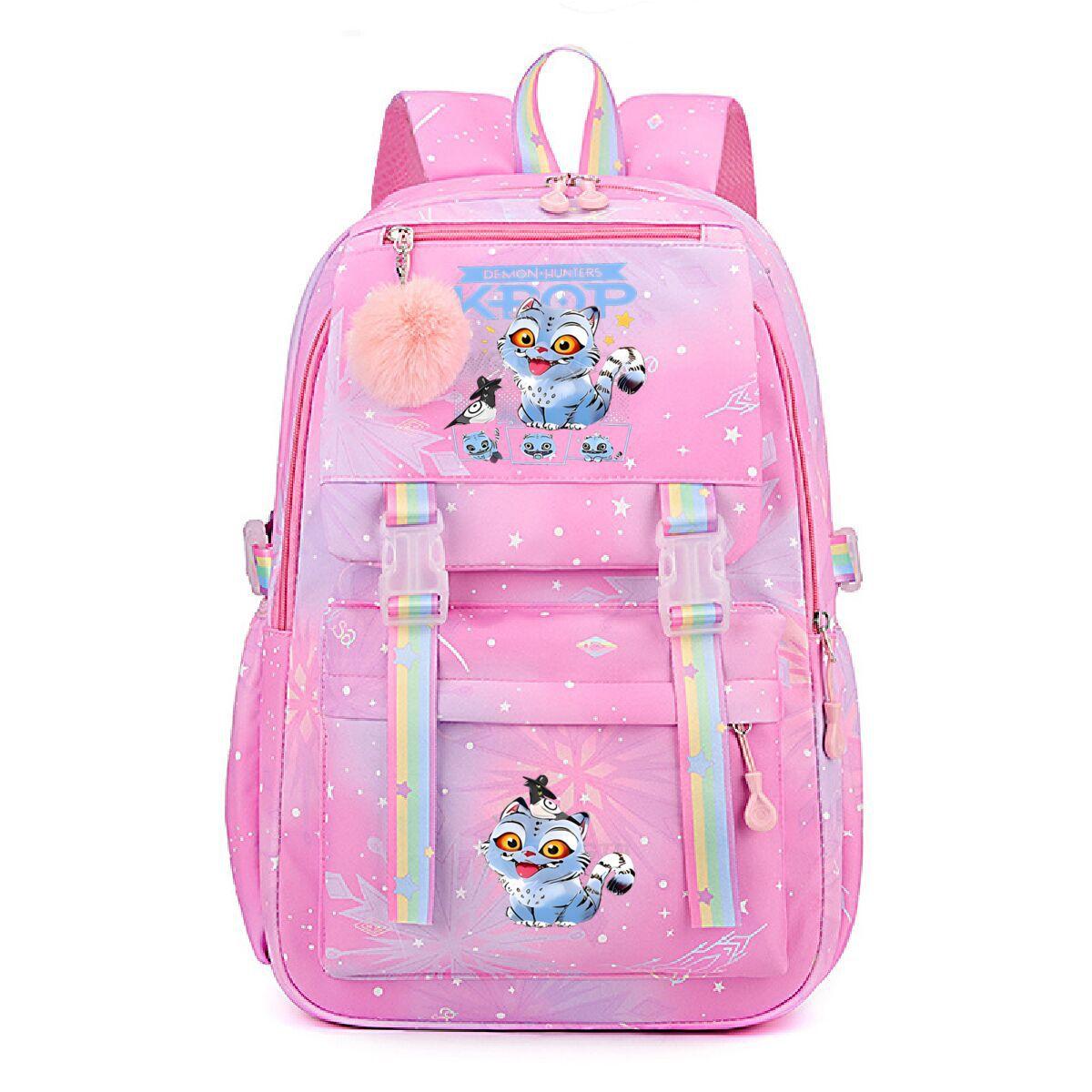 

Kpop Witch Hunter High School Students Large Capacity Rainbow School Bag Small Fresh Backpack No specification