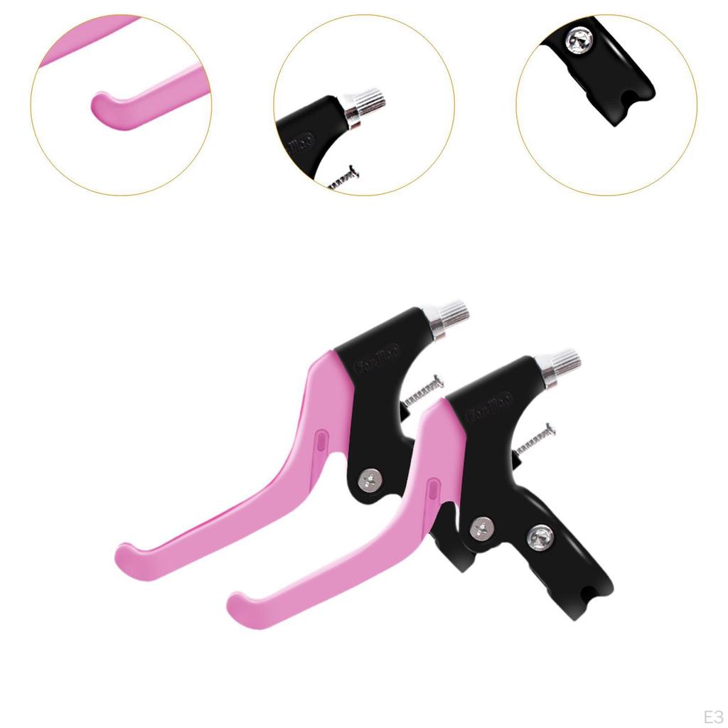 2 Pieces Kids Bicycle Brake Lever Accessories Replace Durability Easy to Install Brakes Grip