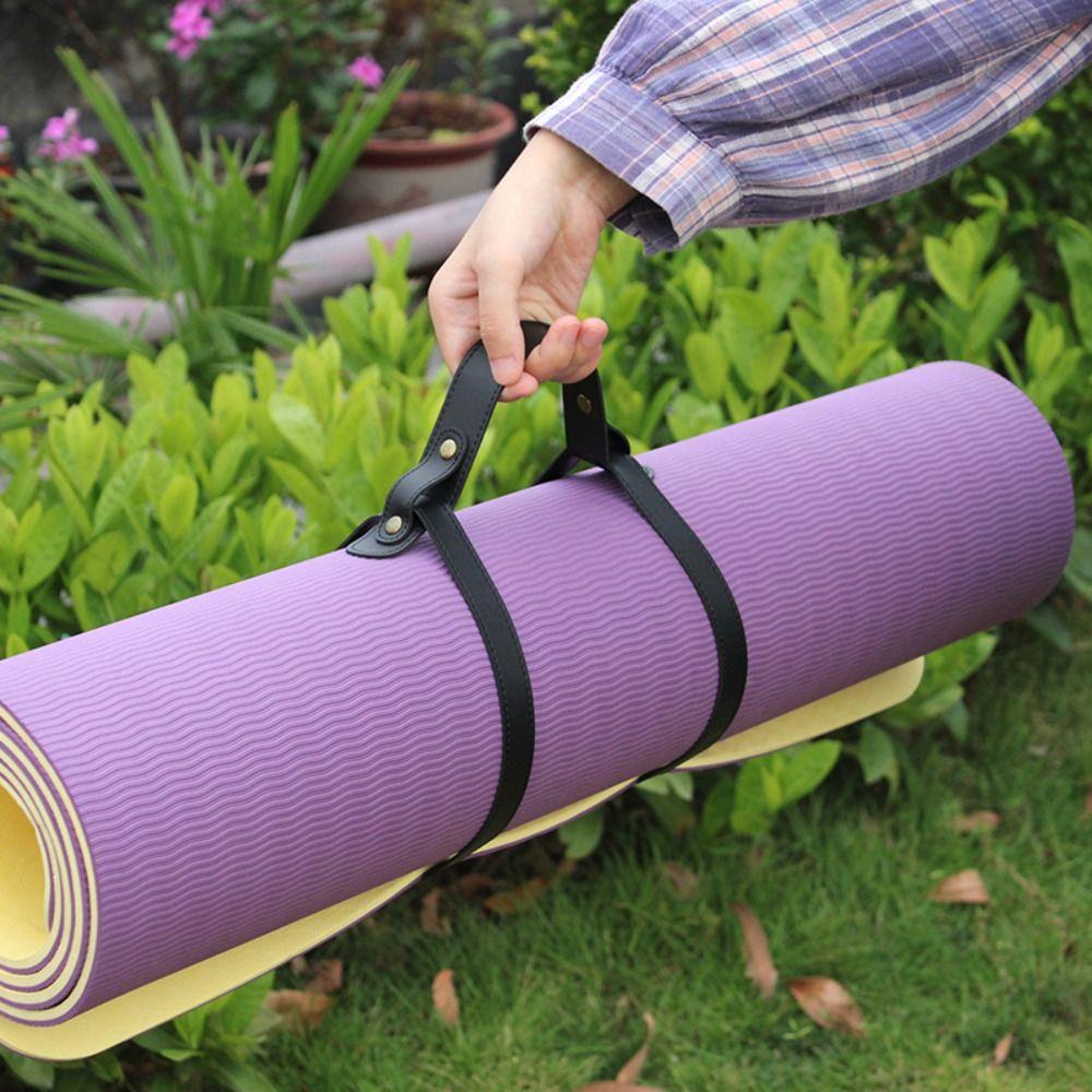 Belt With Handle Yoga Mat Strap Adjustable Blanket Holder Durable Blanket Carrying Strap