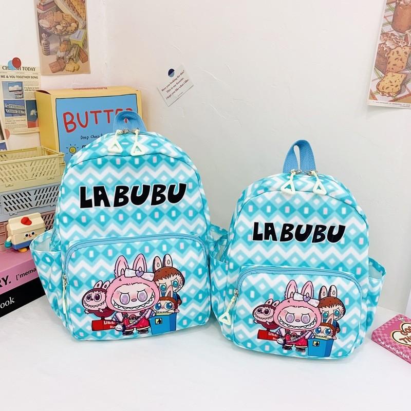Stylish And Colorful Labubu Kids Backpack For School Featuring Fun Anime Patterns