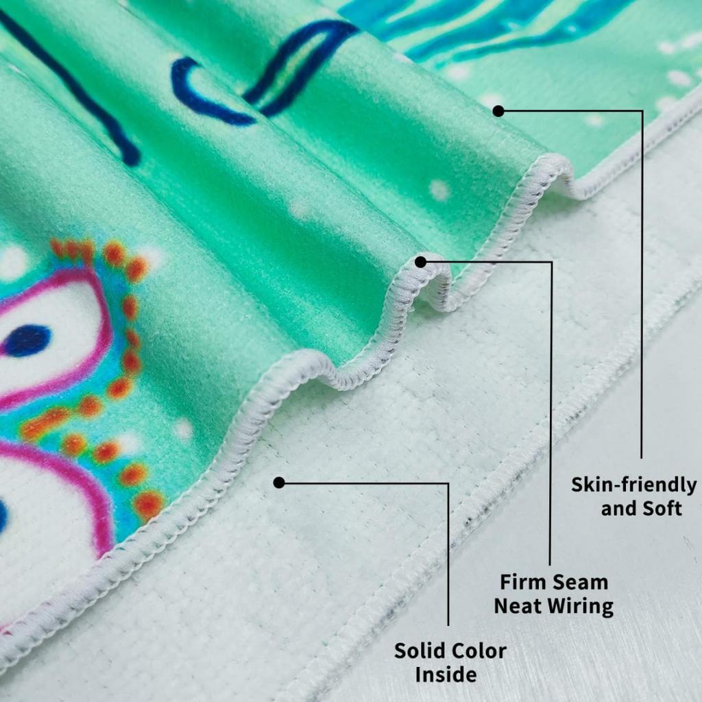 Custom Photo Beach Towel Soft Microfiber Lightweight Polyester Towel Anti-Sand For Family Friends Party Quick-Drying Bath Towel