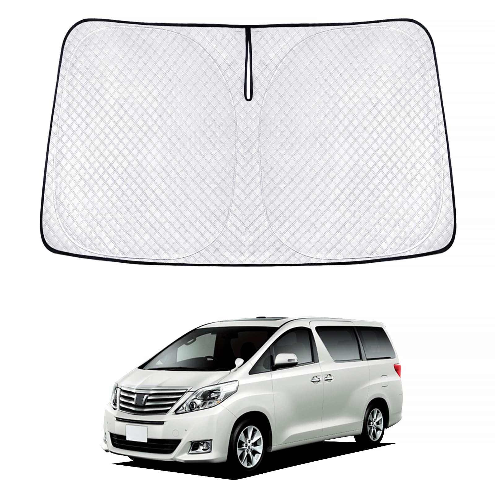 

New Windshield Car Shade UV Car Privacy Custom Part Alphard/Vellfire (20 Series) Sunshade, Vehicle-Specific Sunshade, Curtain, Protection, Sunshade,