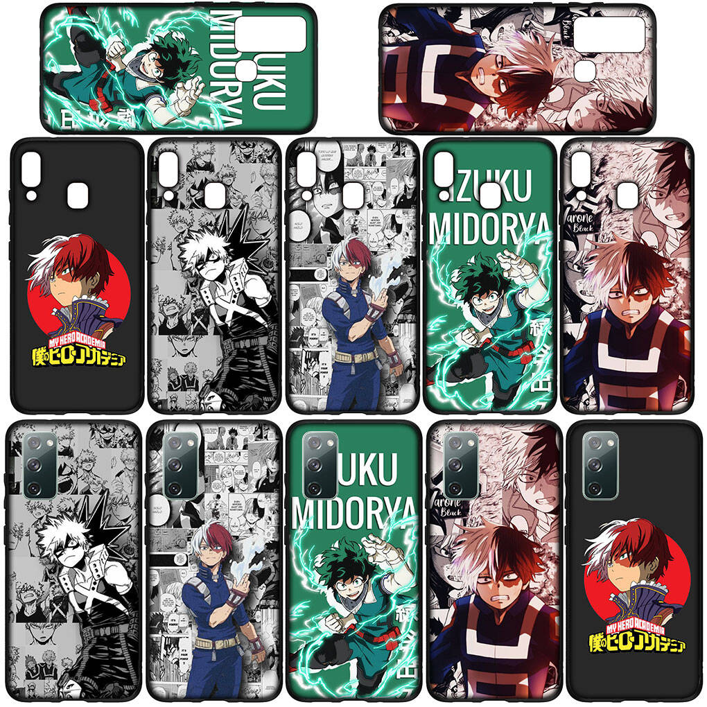 for iPhone 17 16 15 Xiaomi Poco Redmi Note 14 13 12 11 Pro Max Samsung Galaxy S25 S24 S23 OPPO Huawei Todoroki Shoto BNHA My Hero Academia Phone Case