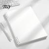 Minimalist Diary for Students A5 Spiral Notebook, Lined /Horizontal Grid/Blank Inner Page, Notebook Writing Morandi Solid Color Cover Sketchbook