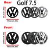 ABS Car Front Hood Emblem Bonnet Auto Badge Rear Trunk Stickers Accessory For Volkswagen VW Golf 6 Golf 7 Golf 7.5 MK6 MK7 MK7.5 ADFGH1