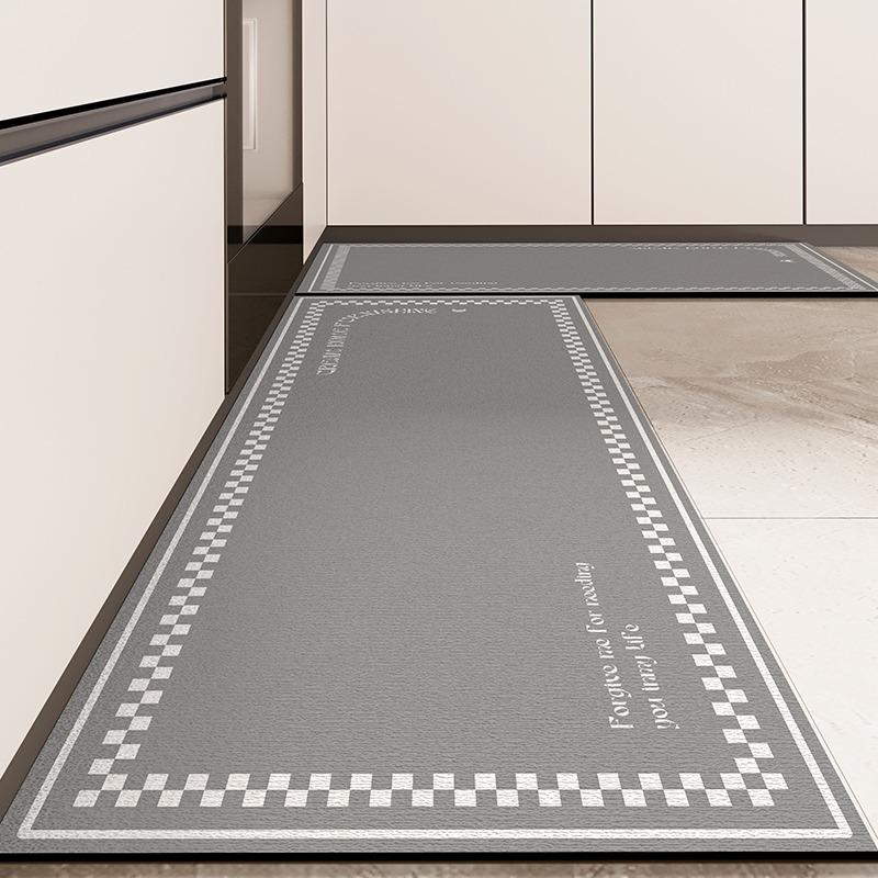 Pvc Carpet for Kitchen Floor Mat Waterproof Home Decoration Rug Oil-proof Anti-slip Long Foot Mats Alfombra Vinilicas Cocina