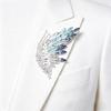Schmetterling Brosche Bunte Diamanten Dekor Langlebige Legierung Funkelnde Flügel Vielseitiger Revers Anstecker für Anzüge Mäntel Kleider Taschen