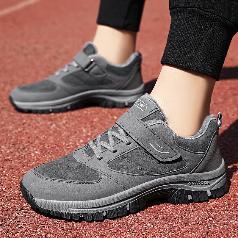 Móda Zimní Pár Ležérní Boty Stylové Kožené Vysoké Tenisky Pro Muže Venkovní Kvalitní Teplé Plyšové Podšívkové Dámské Boty 2024