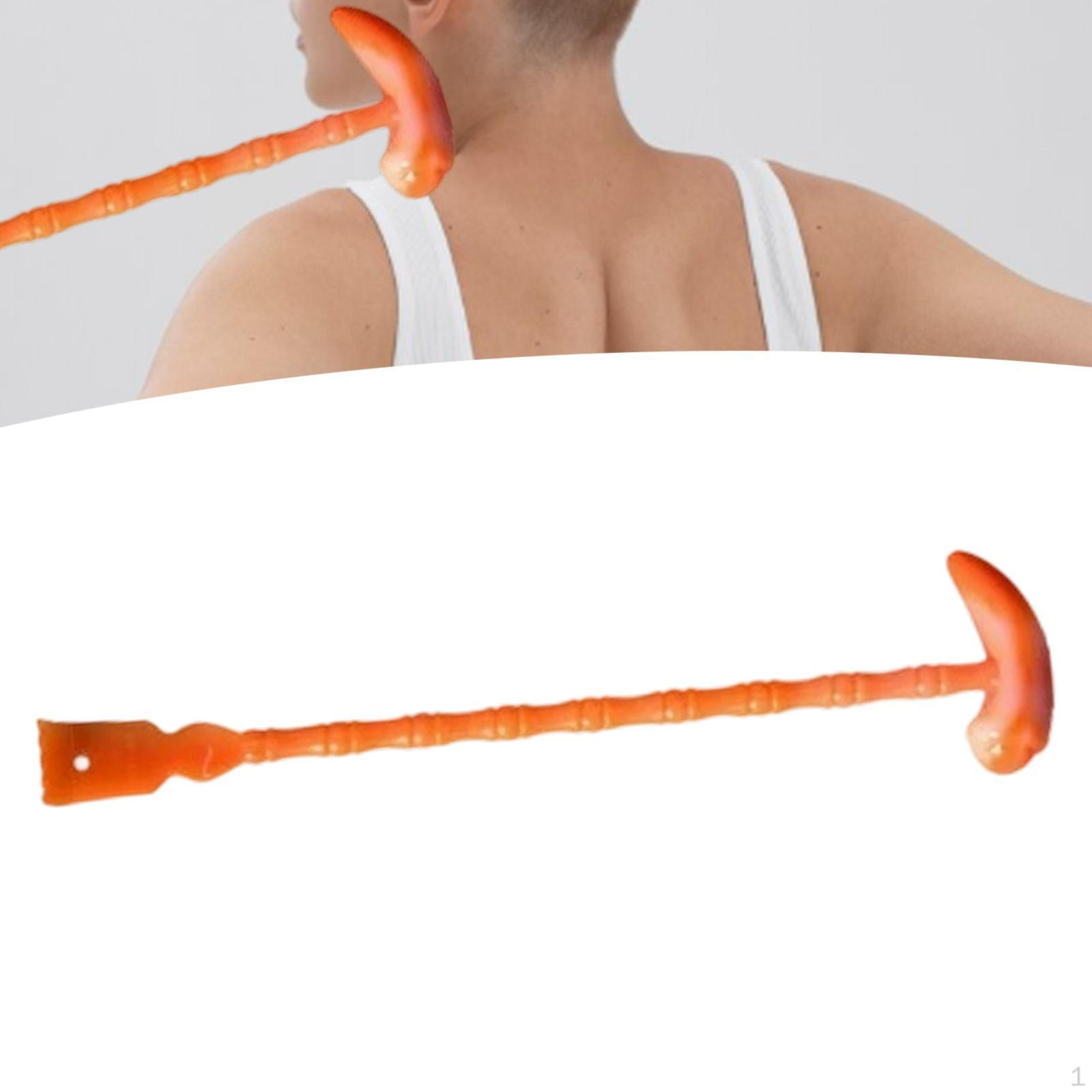 

Back Massage Scratcher Relaxation Home Office Handheld Lightweight Sturdy Multifunctional помаранчевий