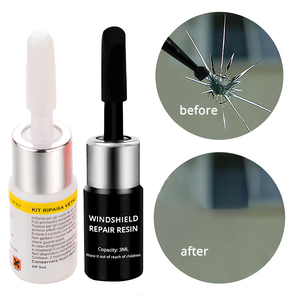 Car Windshield Cracked Repair Tool DIY Window Screen Kit Restoration Curing Glue Auto Glass Scratch Crack Restore No Trace