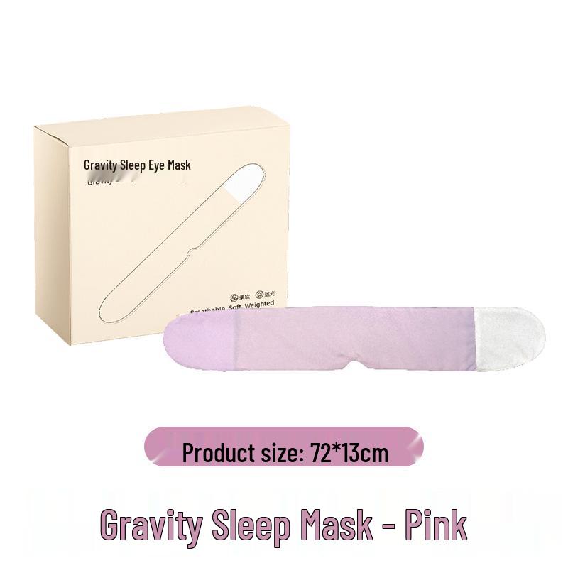 Gravity Eye Mask: Velvet Light-Blocking, Relieves Fatigue, Ice Silk Touch, Refreshing Glass Beads