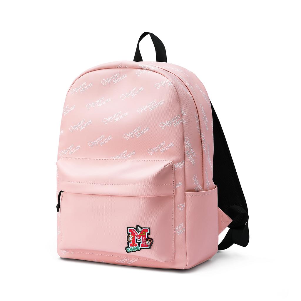 New Disney Mickey Series Fabric Backpack Laptop Bag Unisex White/Black/Pink DHB41490-A
