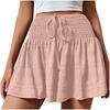 Lace Up Sports Shorts Skirt Loose Pajama Pants Fashionable Beach Short  Casual Wear