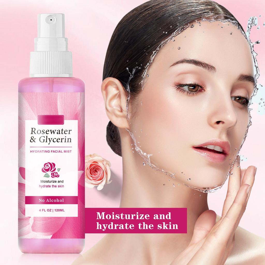Hydrating Facial Mist Hydrating Face Spray Facial Mist Spray Hydration Control Oil, Shrink Pores, Target Skin With Closed Comedones And Redness 120ml