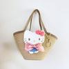 Hello Kitty Plush Basket Bag Sanrio
