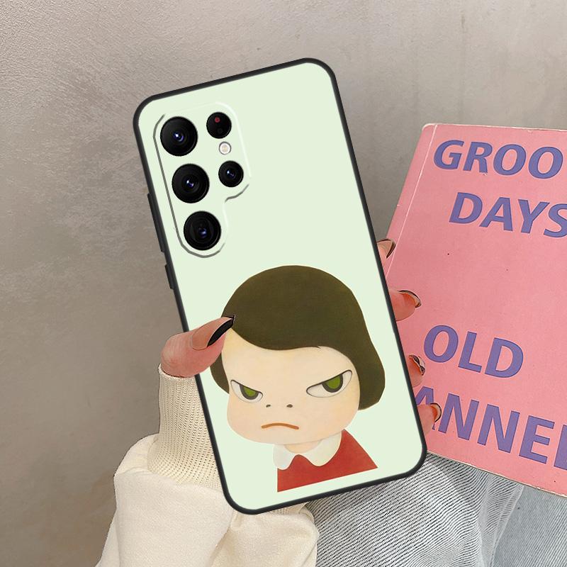 Yoshitomo Nara Case For Samsung Galaxy S24 Ultra S20 S21 S22 S23 S25 Ultra S9 S10 Plus S25 FE Cover Coque