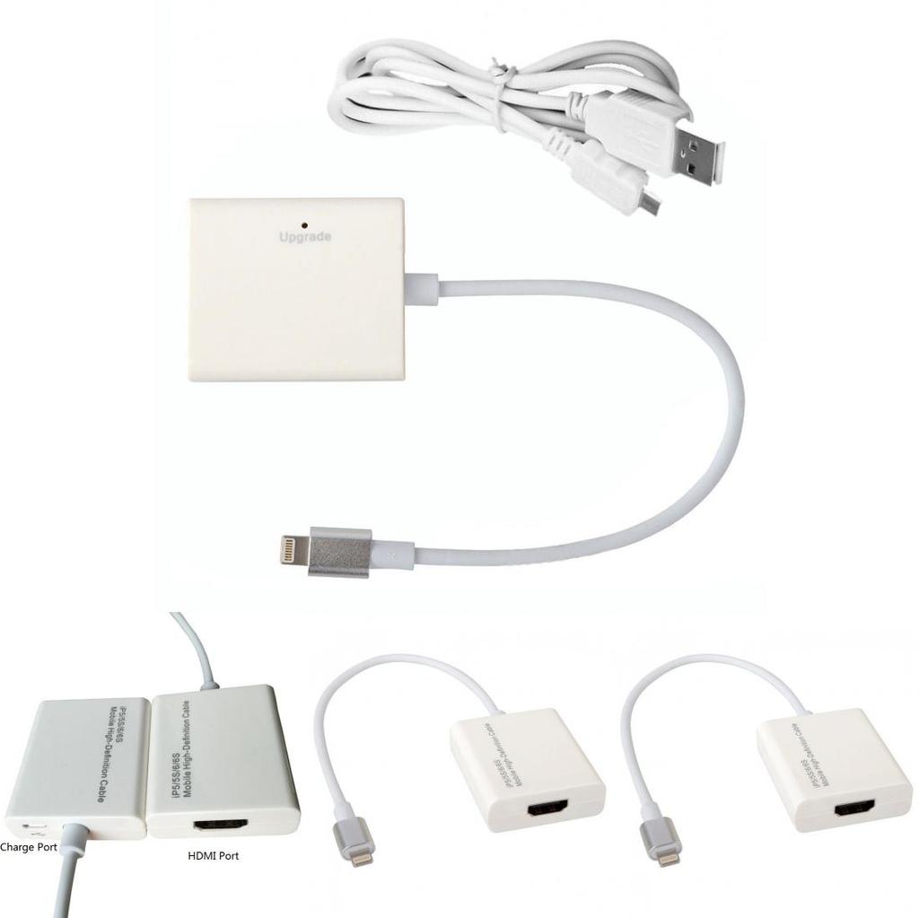 Apple Lightning To Hdmi Adapter Cable With Copper Core For Screen Mirroring And Hd Video Streaming