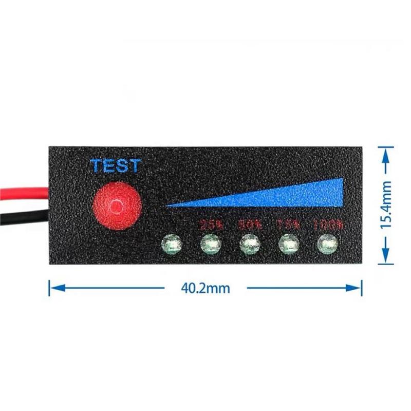 -FQYL Display Tester High Quality 3.7V Lithium Battery Capacity Indicator 2S Battery Level Indicator
