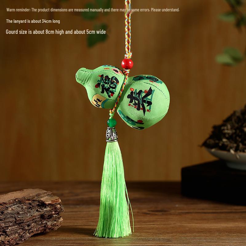 Chinese New Year Dragon Boat Festival Good Luck Gourd Sachet Pendant Souvenir