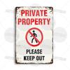 No Trespassing Plaque Private Property Waring Metal Sign Beware of Dog Private Jetty No Public Use Do Not Enter Restricted Area