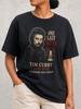 Herren- und Damen-Tim Curry One Last Shiver Fan-Gedenk-T-Shirt, Unisex, 100% Baumwolle, Weich, Ganzjahres-Casual Streetwear Essential