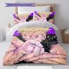 Jujutsu Kaisen Megumi Fushiguro Bedding Set Anime Duvet Cover Soft Polyester Bed Linen Set Gift -QJY