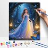 Disney Princess Oil Painting Hand Painting Coloring Painting Handmade Diy Home Decoration Gift