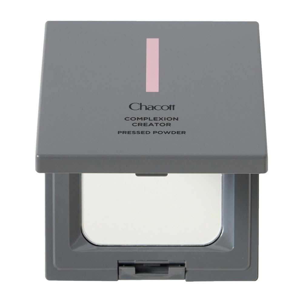 Chacott Complexion Creator N [005 Luster] (Pressed Powder) - Glossy Type, with Puff, 13g, for touch-ups, with Mirror, Compact