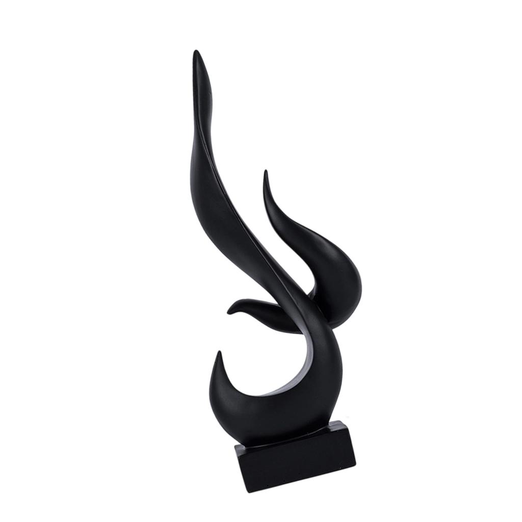 Harz Flammenstatue Heimdekorationen, Moderne Abstrakte Skulpturen Tischdekorationen Flammenfiguren Regal Akzente Dekorationen Geschenk