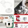 For Kitchen Aid Steel Mixing Bowl Fermentation Lid With Splash Cover For Home Baking
