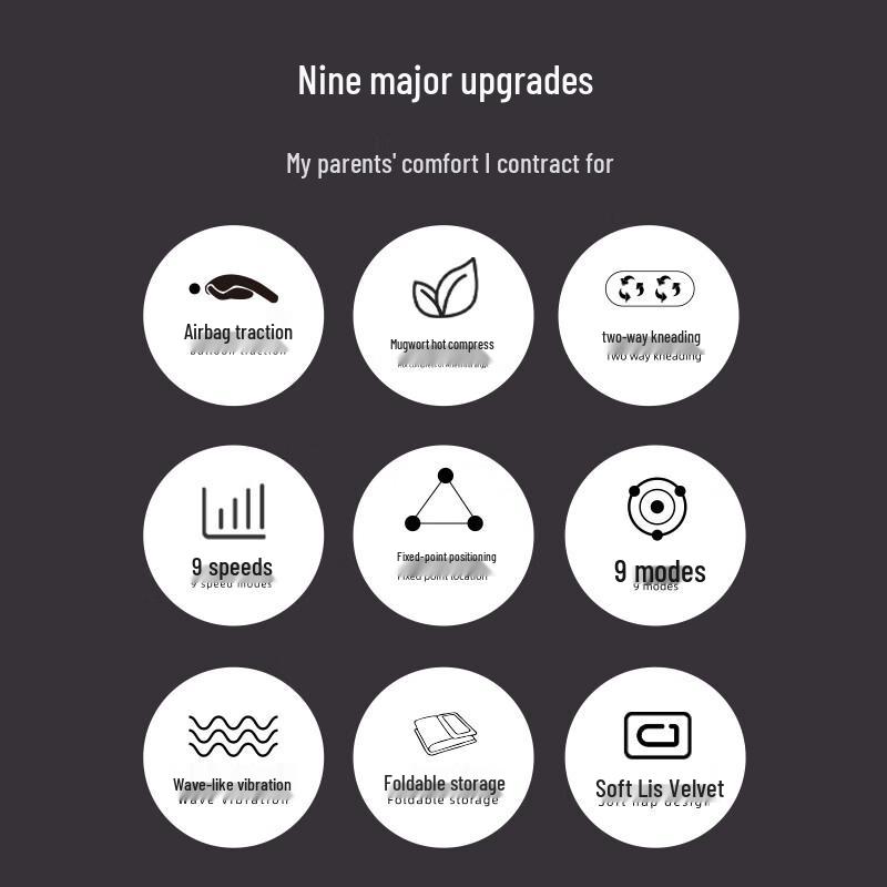 FAERCON F Foldable Smart Full Body Massage Mattress CN plug (adapter included)