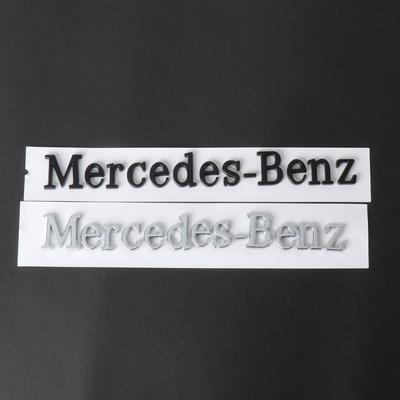 Mercedes Benz Letter Car Stickers for Mercedes Benz S400L S580 GLS600 ABS Car Badge Refit Rear Trunk Auto Decoration Accessories