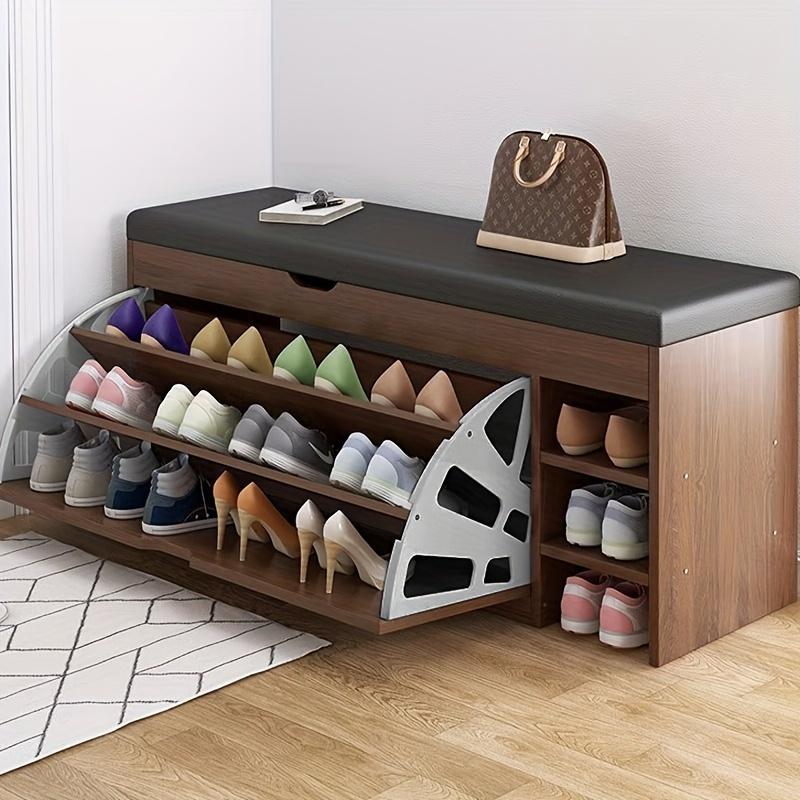 Flip Shoe Cabinet Accessories, Flip Down Three-layer Metal Shoe Cabinet Drawer Hinge, Suitable for Home Furniture
