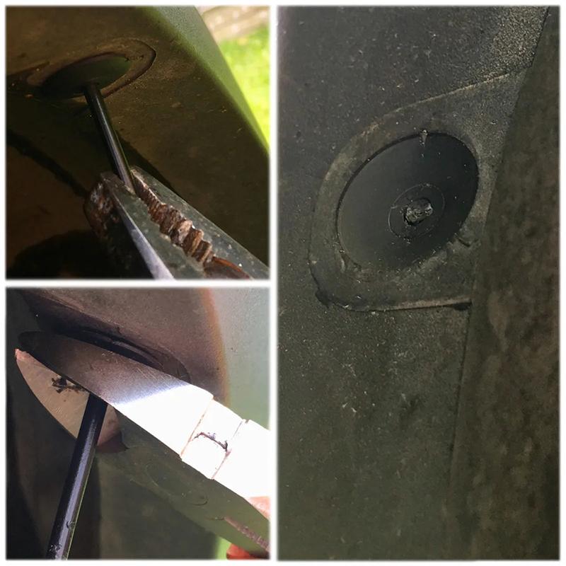 Black Plastic Rivet Clip Retainer Fastener Blind Rivets Head Break Mandrel Blind Nail Rivets for BMW VW Chrysler Ford