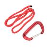 Bike Tow Rope Sturdy Elastic Shock Absorption Quick Use Alloy Buckles Nylon Providing Boost Cycling Bike Pulling Rope Black