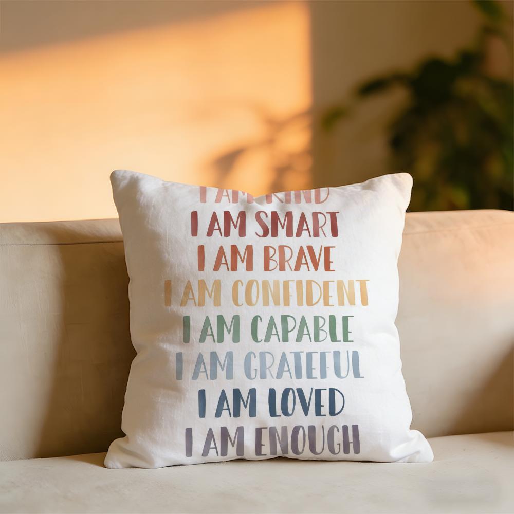 Rainbow Sun Cartoon Cushion Cover Cozy Velvet Throw PillowSoft Warm Cushion For Sofa Bed