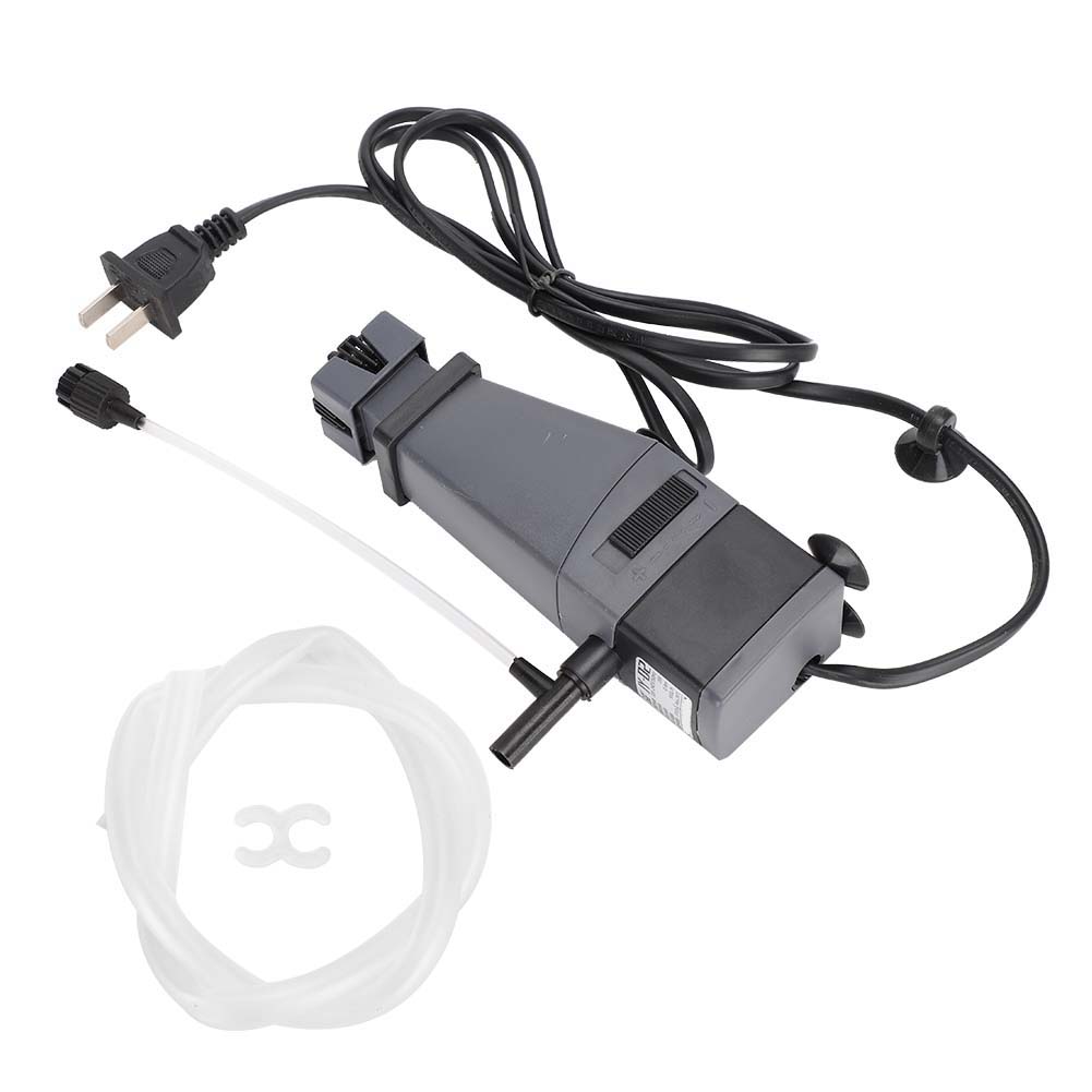 ABS Plastic Transparent Aquarium Oil Film Processor Fish Water Plants Built In Increasing Oxygen Pump Filter (JY-02 )