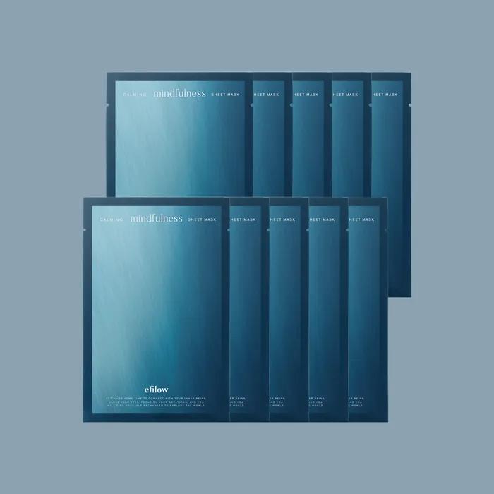 [Emergency Calm]_Mindfulness Cooling Calm Mildly Acidic Vegan Mask Pack 10 Sheets