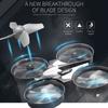 Genuin H36 Mini Drone with Light Remote Control Ship 3 Modes 2.4G Quadcopter 360° Flips and Rolls Helicopter UAV Rc Full-coverage Protective Ring