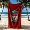 Liverpool Football Club Beach Towel High Absorbency Quickdry Comfortable Lightweight