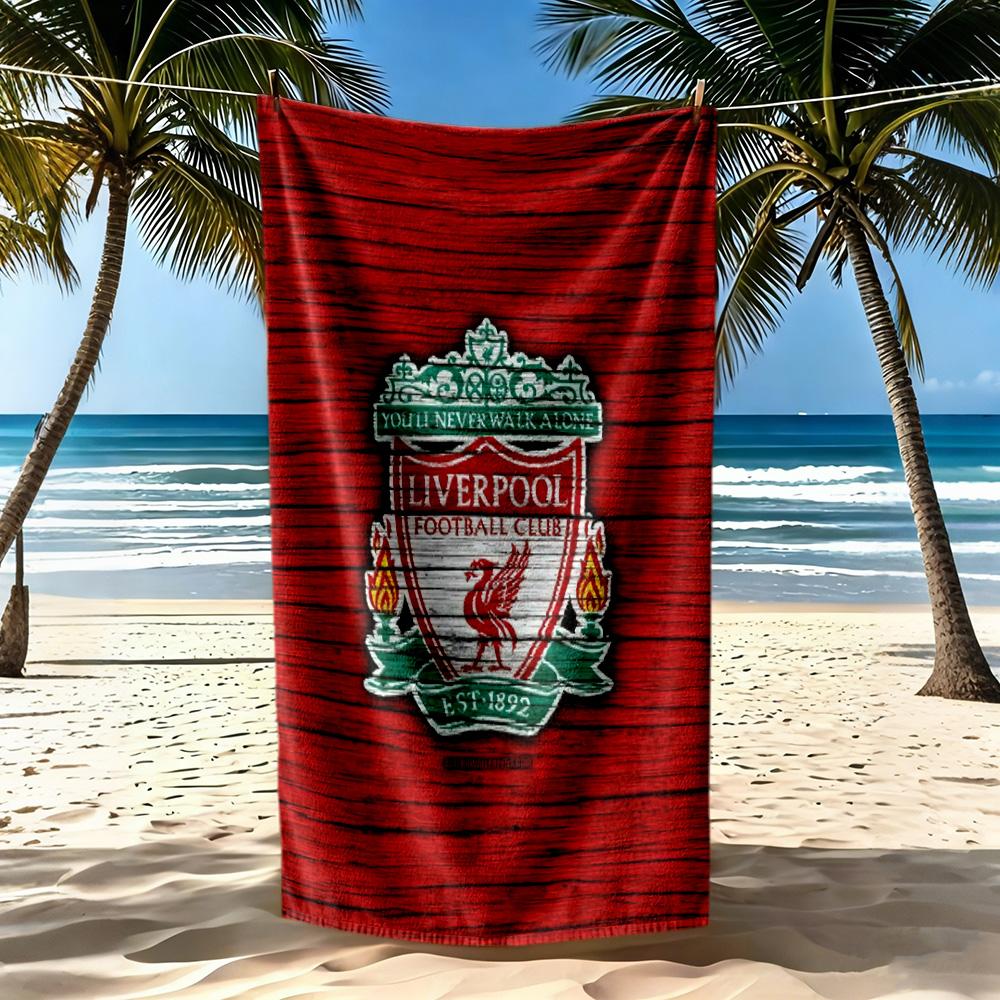 Liverpool Football Club Beach Towel High Absorbency Quickdry Comfortable Lightweight