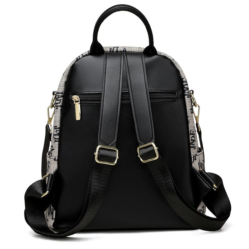 Plecak Vintage damski z nadrukiem dojeżdżający do pracy, wielofunkcyjny, szkolny, lekki plecak podróżny