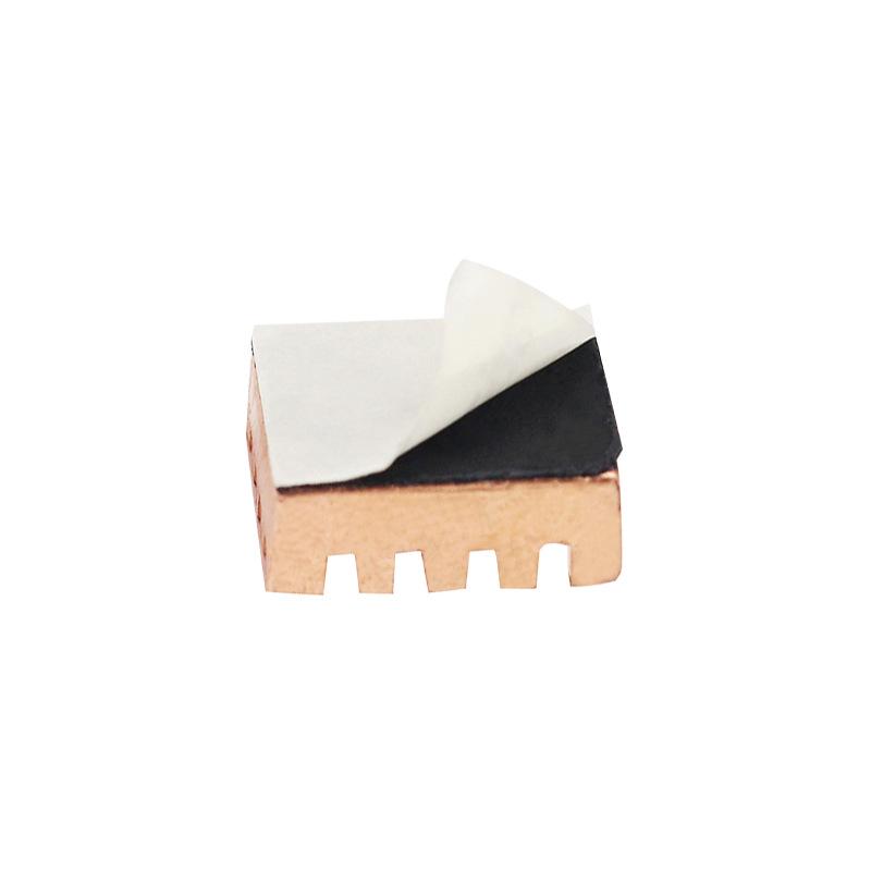 Pure Copper Heatsink with Thermal Paste for Raspberry Pi 4B/3B+