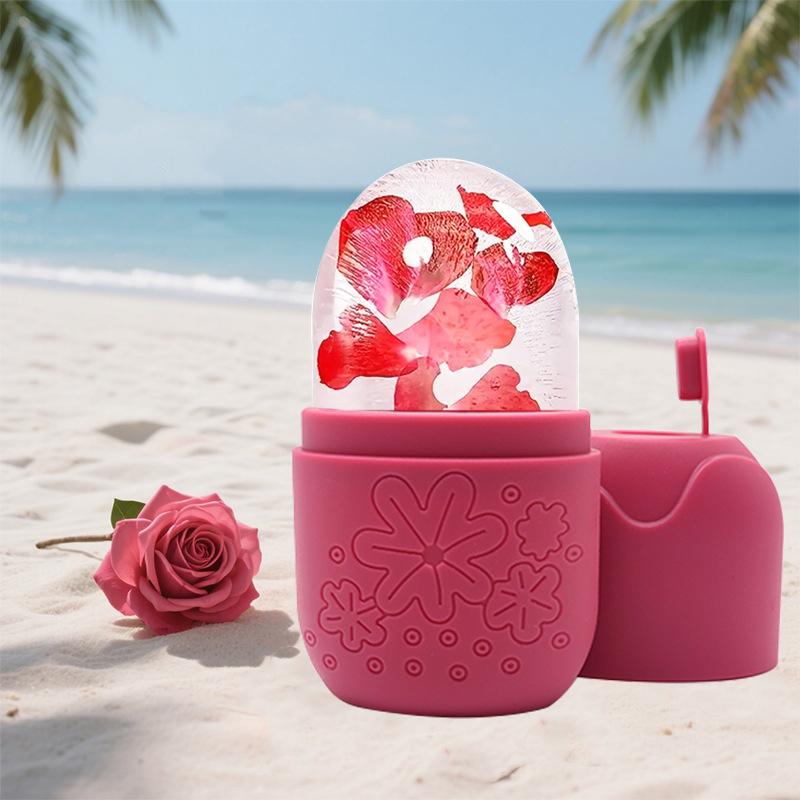 Ice Face Roller Facial Lifting Contouring Tools Silicone Ice Cube Trays Ice Globe Balls Eye Face Massager Beauty Skin Care Tools