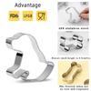5-Piece Dog Cutter Stainless Steel   Baker Child Diy Homemade Snack Idea